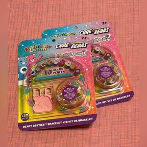 NWT Care Bears Beadmoji Rainbow Berry Besties Loom Bead Kits bundle of 2
